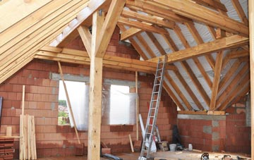 Hill View attic trusses